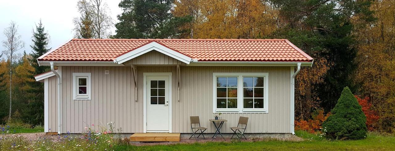 Nybyggd Stuga Intill Skogsbrynet - New Built Cottage Next To The Cowberry Forest Mora Exterior foto